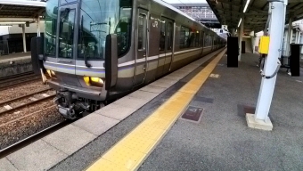 彦根駅から南草津駅の乗車記録(乗りつぶし)写真