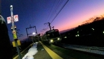 唐崎駅から京都駅の乗車記録(乗りつぶし)写真