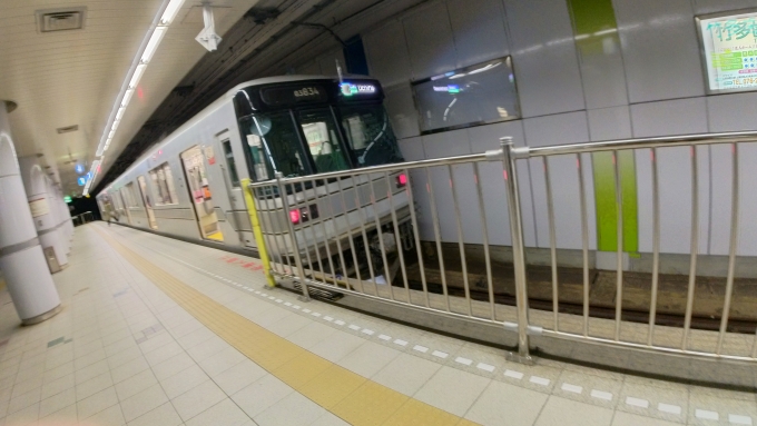 鉄道乗車記録の写真:乗車した列車(外観)(2)        「乗車電。
東京メトロのお下がりらしいのですが、如何せん私は東京の鉄道に乗ったことがありません。
」