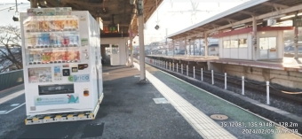 堅田駅から唐崎駅の乗車記録(乗りつぶし)写真