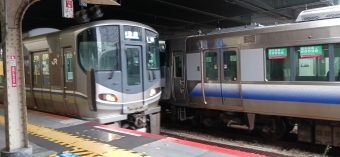 京都駅から唐崎駅の乗車記録(乗りつぶし)写真