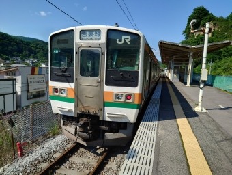 万座・鹿沢口駅から高崎駅の乗車記録(乗りつぶし)写真