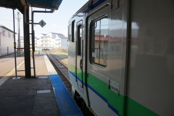 木古内駅から江差駅の乗車記録(乗りつぶし)写真
