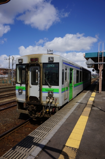 長万部駅から小樽駅:鉄道乗車記録の写真