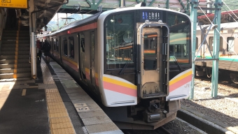 水上駅から越後湯沢駅の乗車記録(乗りつぶし)写真