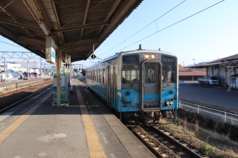 伊予市駅から八幡浜駅の乗車記録(乗りつぶし)写真