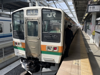 宇都宮駅から横川駅の乗車記録(乗りつぶし)写真