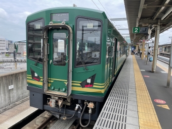 宮津駅から福知山駅の乗車記録(乗りつぶし)写真