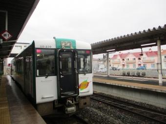 石巻駅から小牛田駅の乗車記録(乗りつぶし)写真