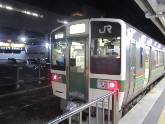 笹木野駅から福島駅の乗車記録(乗りつぶし)写真