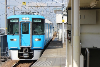 北野桝塚駅から永覚駅の乗車記録(乗りつぶし)写真