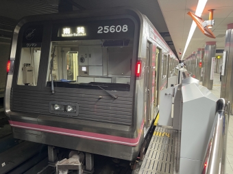谷町九丁目駅から野田阪神駅の乗車記録(乗りつぶし)写真