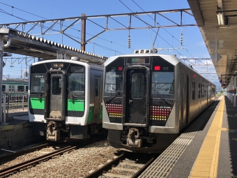 会津若松駅から喜多方駅:鉄道乗車記録の写真