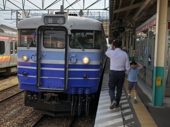 吉田駅から柏崎駅の乗車記録(乗りつぶし)写真