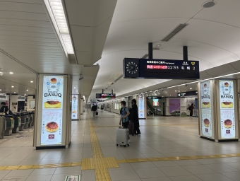 新千歳空港駅から千歳駅の乗車記録(乗りつぶし)写真