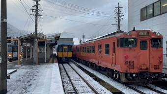 智頭駅から東津山駅:鉄道乗車記録の写真