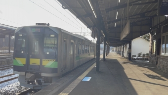 登別駅から苫小牧駅の乗車記録(乗りつぶし)写真