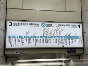四ツ谷駅から赤羽岩淵駅の乗車記録(乗りつぶし)写真