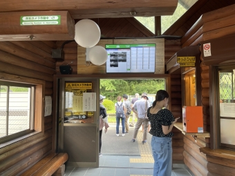 袋田駅から西金駅の乗車記録(乗りつぶし)写真