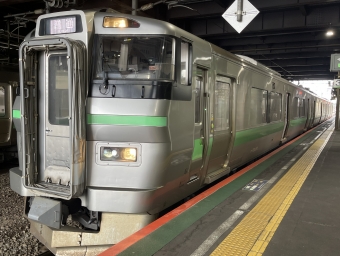 北広島駅から上野幌駅の乗車記録(乗りつぶし)写真