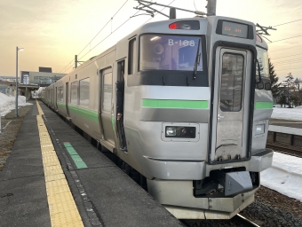 岩見沢駅から幌向駅の乗車記録(乗りつぶし)写真