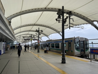 仙台空港駅から名取駅の乗車記録(乗りつぶし)写真