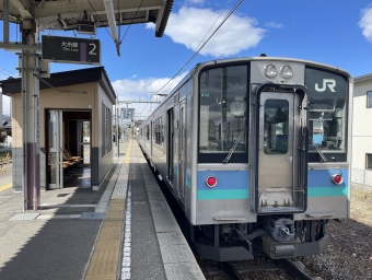 松本駅から信濃松川駅の乗車記録(乗りつぶし)写真