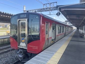 長野駅から今井駅の乗車記録(乗りつぶし)写真