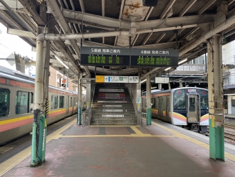 長岡駅から矢代田駅の乗車記録(乗りつぶし)写真