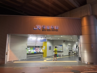 衣摺加美北駅から新加美駅の乗車記録(乗りつぶし)写真