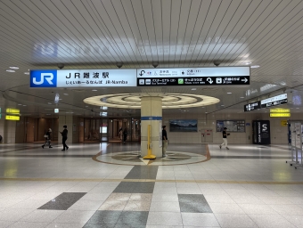 天王寺駅からＪＲ難波駅の乗車記録(乗りつぶし)写真