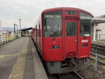 久留米駅からうきは駅の乗車記録(乗りつぶし)写真