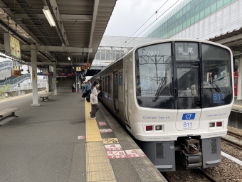 久留米駅から羽犬塚駅の乗車記録(乗りつぶし)写真