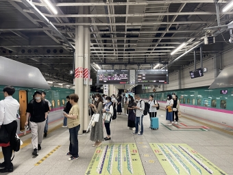 仙台駅から北上駅の乗車記録(乗りつぶし)写真