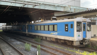 北山形駅から山形駅の乗車記録(乗りつぶし)写真