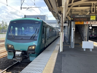 鰺ケ沢駅から弘前駅の乗車記録(乗りつぶし)写真