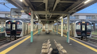 新津駅から五泉駅の乗車記録(乗りつぶし)写真