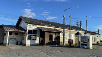 新屋駅から羽後牛島駅の乗車記録(乗りつぶし)写真