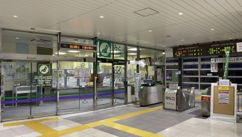 山形駅から天童駅の乗車記録(乗りつぶし)写真