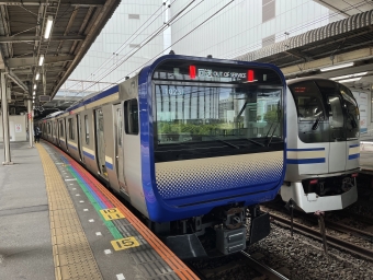 横浜駅から千葉駅の乗車記録(乗りつぶし)写真