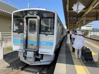 久慈駅から種差海岸駅の乗車記録(乗りつぶし)写真