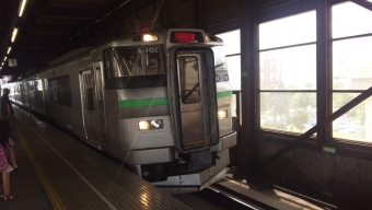 札幌駅から札幌駅の乗車記録(乗りつぶし)写真