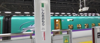 八戸駅から新青森駅の乗車記録(乗りつぶし)写真