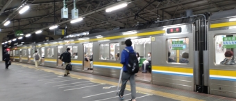 鶴見駅から弁天橋駅の乗車記録(乗りつぶし)写真
