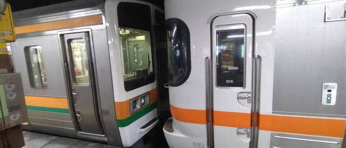 鉄道乗車記録の写真:乗車した列車(外観)(1)        「併結相手はN10編成」