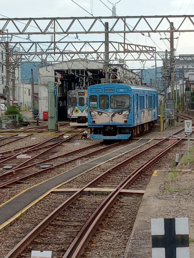 鉄道乗車記録の写真(4)        「上野市車庫」