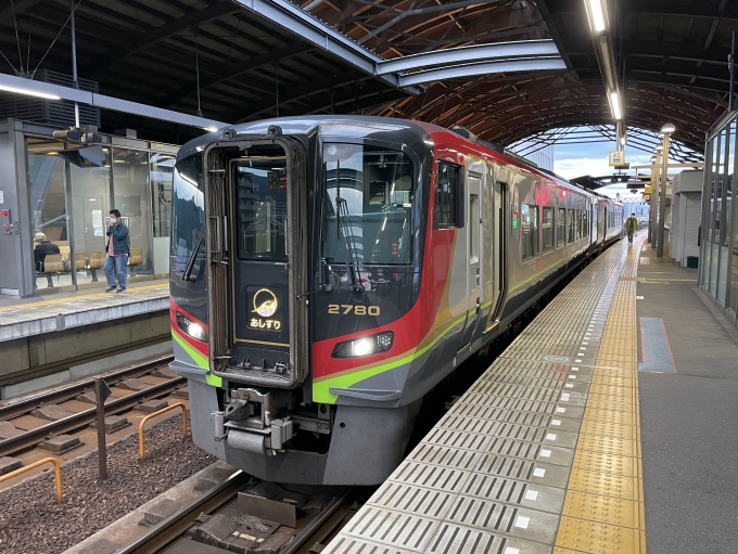 鉄道乗車記録の写真:乗車した列車(外観)(1)          「あしずり9号」
