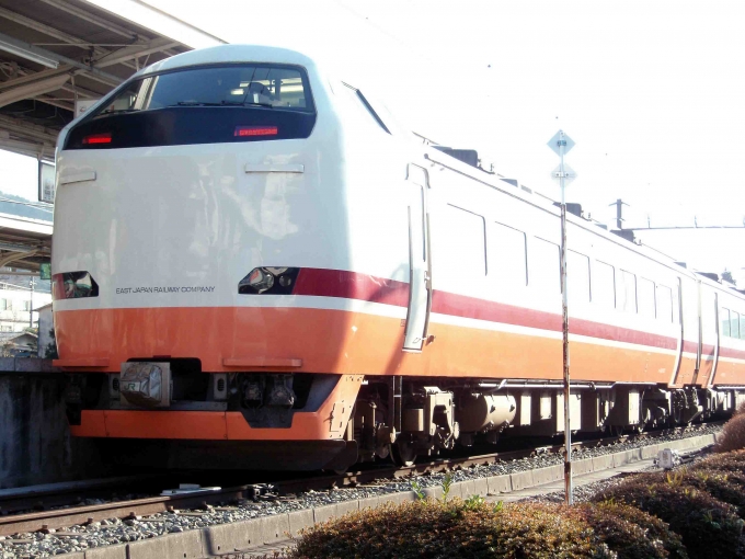 鉄道乗車記録の写真:乗車した列車(外観)(1)        「JR～東武直通特急に初めて乗りました。」