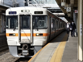 大垣駅から名古屋駅の乗車記録(乗りつぶし)写真