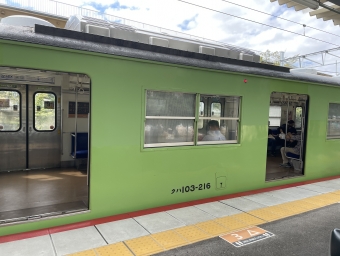 東福寺駅から奈良駅の乗車記録(乗りつぶし)写真